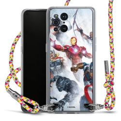 New Carry Case Transparent Stoff colourful/silber