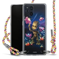 New Carry Case Transparent Stoff colourful/silber