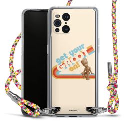 New Carry Case Transparent Stoff colourful/silber