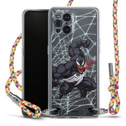 New Carry Case Transparent Stoff colourful/silber