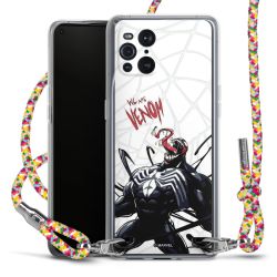 New Carry Case Transparent Stoff colourful/silber