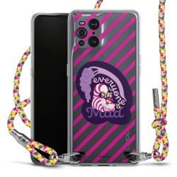 New Carry Case Transparent Stoff colourful/silber