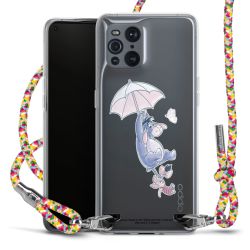 New Carry Case Transparent Stoff colourful/silber