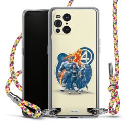 New Carry Case Transparent Stoff colourful/silber