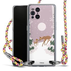 New Carry Case Transparent Stoff colourful/silber