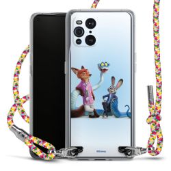 New Carry Case Transparent Stoff colourful/silber