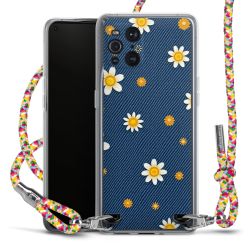 New Carry Case Transparent Stoff colourful/silber