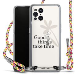 New Carry Case Transparent Stoff colourful/silber