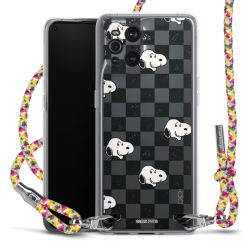 New Carry Case Transparent Stoff colourful/silber