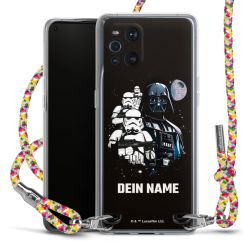 New Carry Case Transparent Stoff colourful/silber