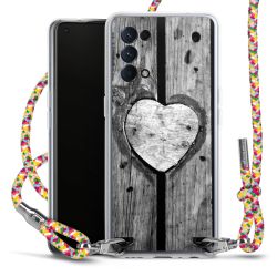 New Carry Case Transparent Stoff colourful/silber