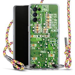 New Carry Case Transparent Stoff colourful/silber