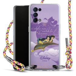 New Carry Case Transparent Stoff colourful/silber