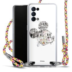 New Carry Case Transparent Stoff colourful/silber