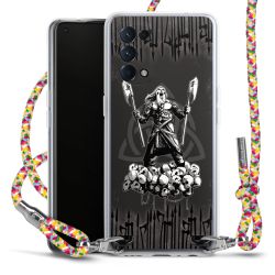 New Carry Case Transparent Stoff colourful/silber