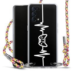 New Carry Case Transparent Stoff colourful/silber