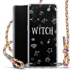 New Carry Case Transparent Stoff colourful/silber