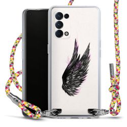 New Carry Case Transparent Stoff colourful/silber