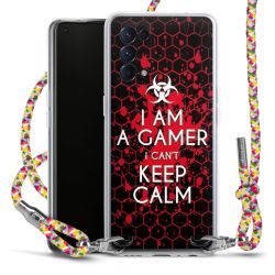 New Carry Case Transparent Stoff colourful/silber