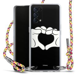 New Carry Case Transparent Stoff colourful/silber