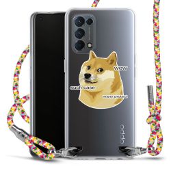 New Carry Case Transparent Stoff colourful/silber