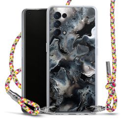 New Carry Case Transparent Stoff colourful/silber