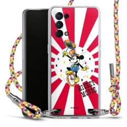 New Carry Case Transparent Stoff colourful/silber