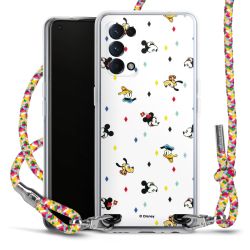 New Carry Case Transparent Stoff colourful/silber