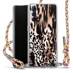 New Carry Case Transparent Stoff colourful/silber