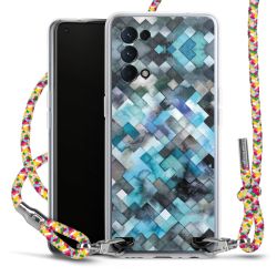 New Carry Case Transparent Stoff colourful/silber