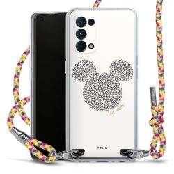 New Carry Case Transparent Stoff colourful/silber