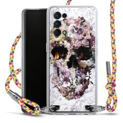 New Carry Case Transparent Stoff colourful/silber