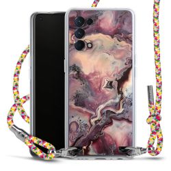 New Carry Case Transparent Stoff colourful/silber