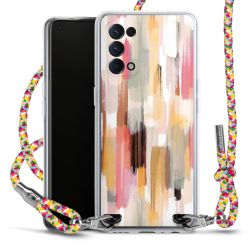 New Carry Case Transparent Stoff colourful/silber