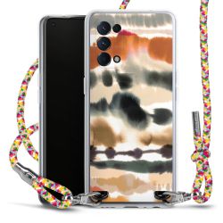 New Carry Case Transparent Stoff colourful/silber