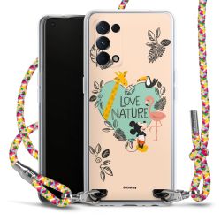 New Carry Case Transparent Stoff colourful/silber