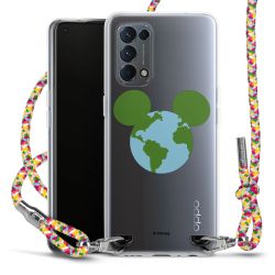 New Carry Case Transparent Stoff colourful/silber