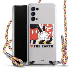 New Carry Case Transparent Stoff colourful/silber