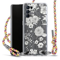 New Carry Case Transparent Stoff colourful/silber