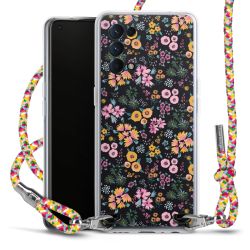 New Carry Case Transparent Stoff colourful/silber