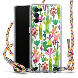 New Carry Case Transparent Stoff colourful/silber
