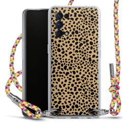 New Carry Case Transparent Stoff colourful/silber