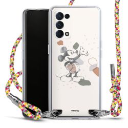 New Carry Case Transparent Stoff colourful/silber