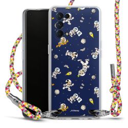 New Carry Case Transparent Stoff colourful/silber