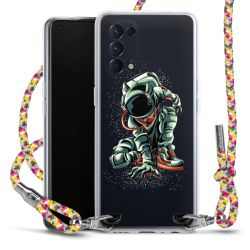 New Carry Case Transparent Stoff colourful/silber