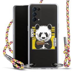 New Carry Case Transparent Stoff colourful/silber