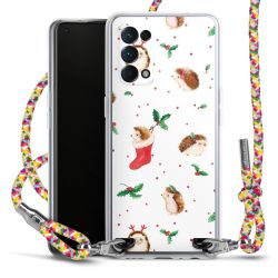 New Carry Case Transparent Stoff colourful/silber