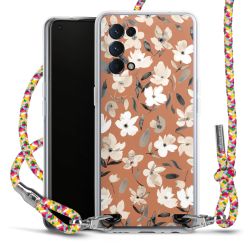 New Carry Case Transparent Stoff colourful/silber