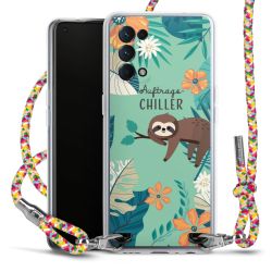 New Carry Case Transparent Stoff colourful/silber