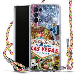 New Carry Case Transparent Stoff colourful/silber